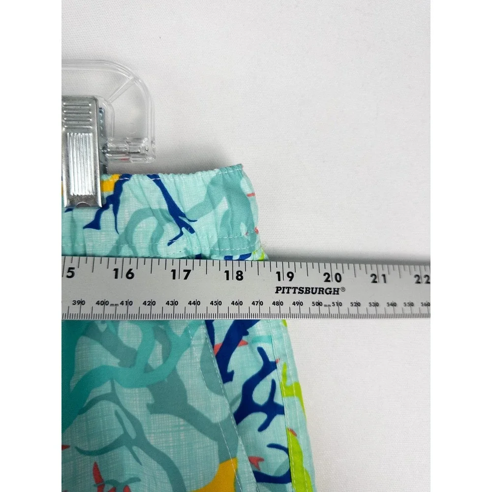 VTG Peter Millar Swim Trunks Mens XL All Over Print Mesh Vacations Coastal Aloha